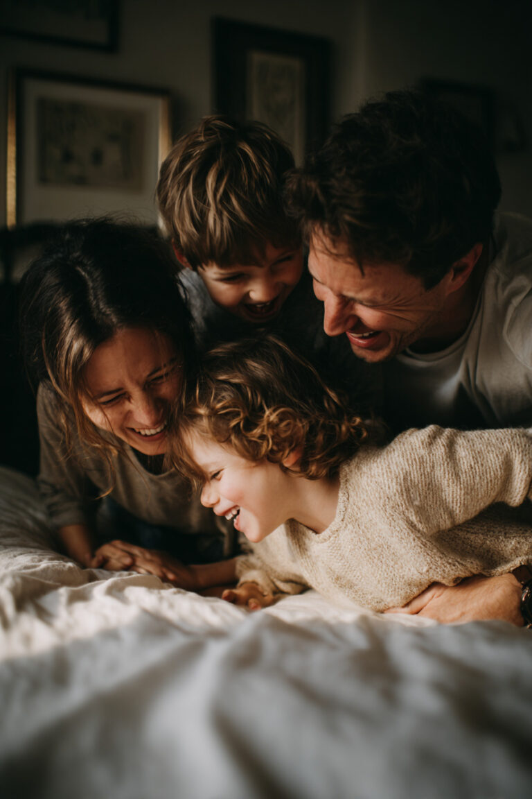 Tickle Fight on the Bed