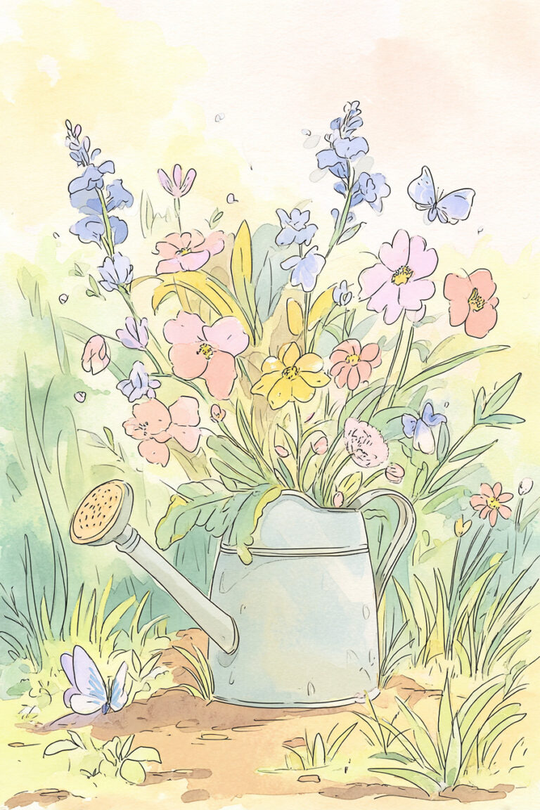 Watering Can Bloom