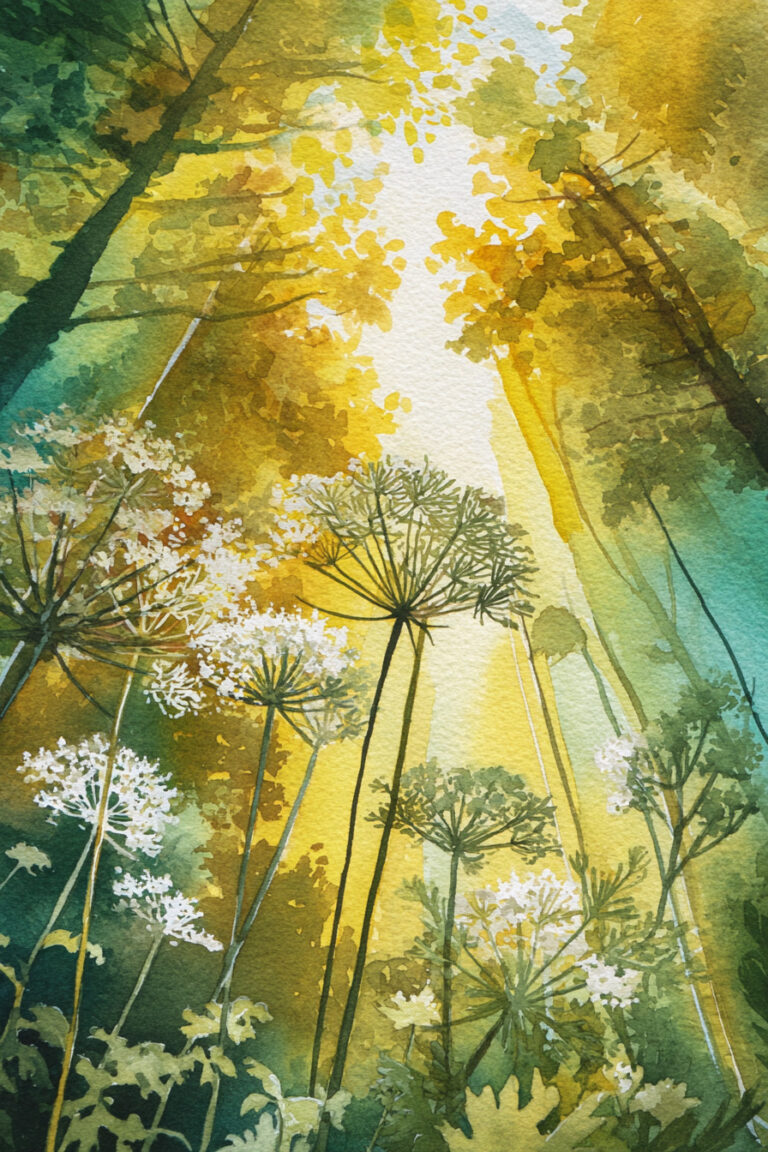 27. Wildflowers in Shafts of Light