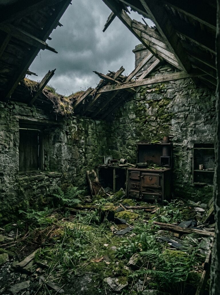 14. Abandoned Crofter’s Cottage Interior