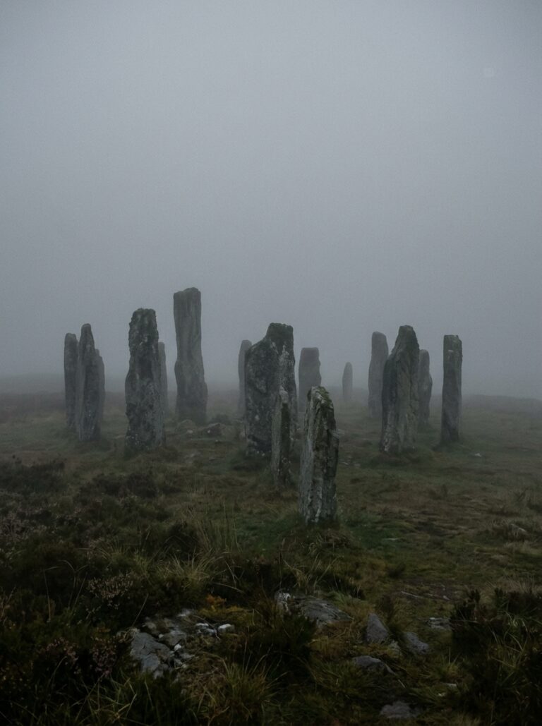 4. Ancient Stone Circle in Fog