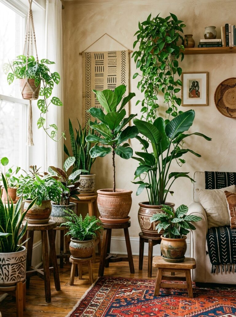 10. Boho Plant Parent Corner