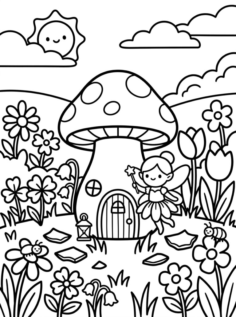 20. Flower Fairy House