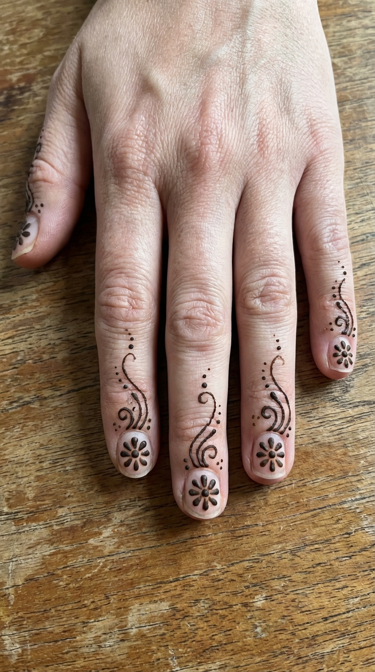 7. Wild Daisy Fingertips