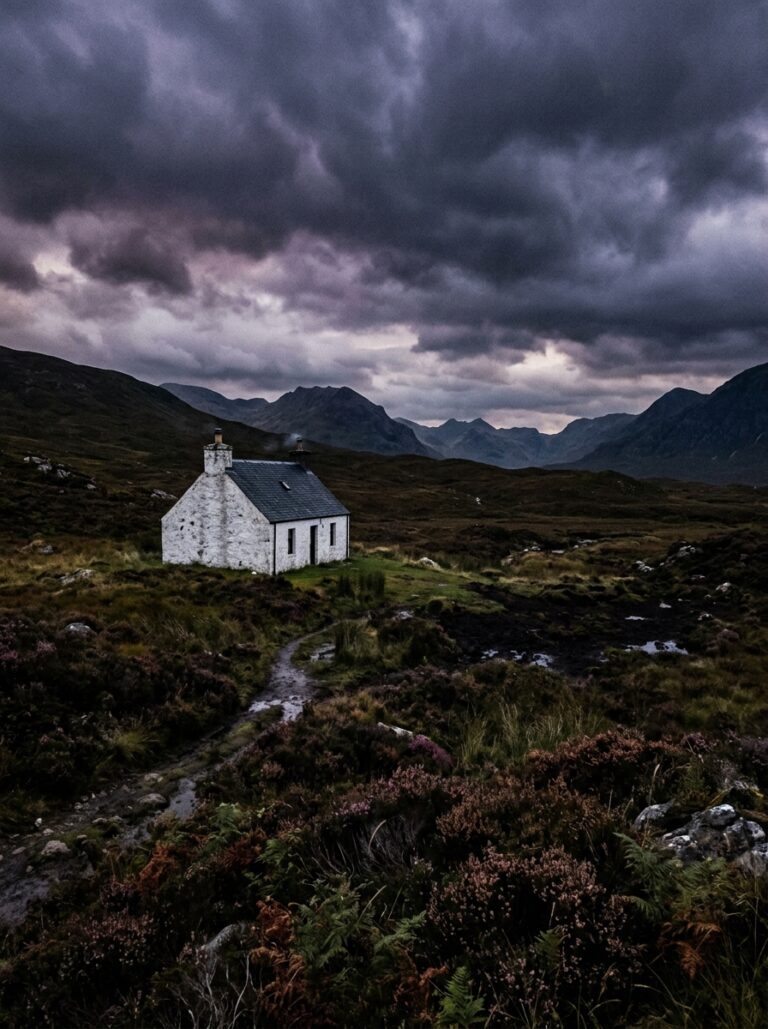 2. Lone Cottage on the Moor