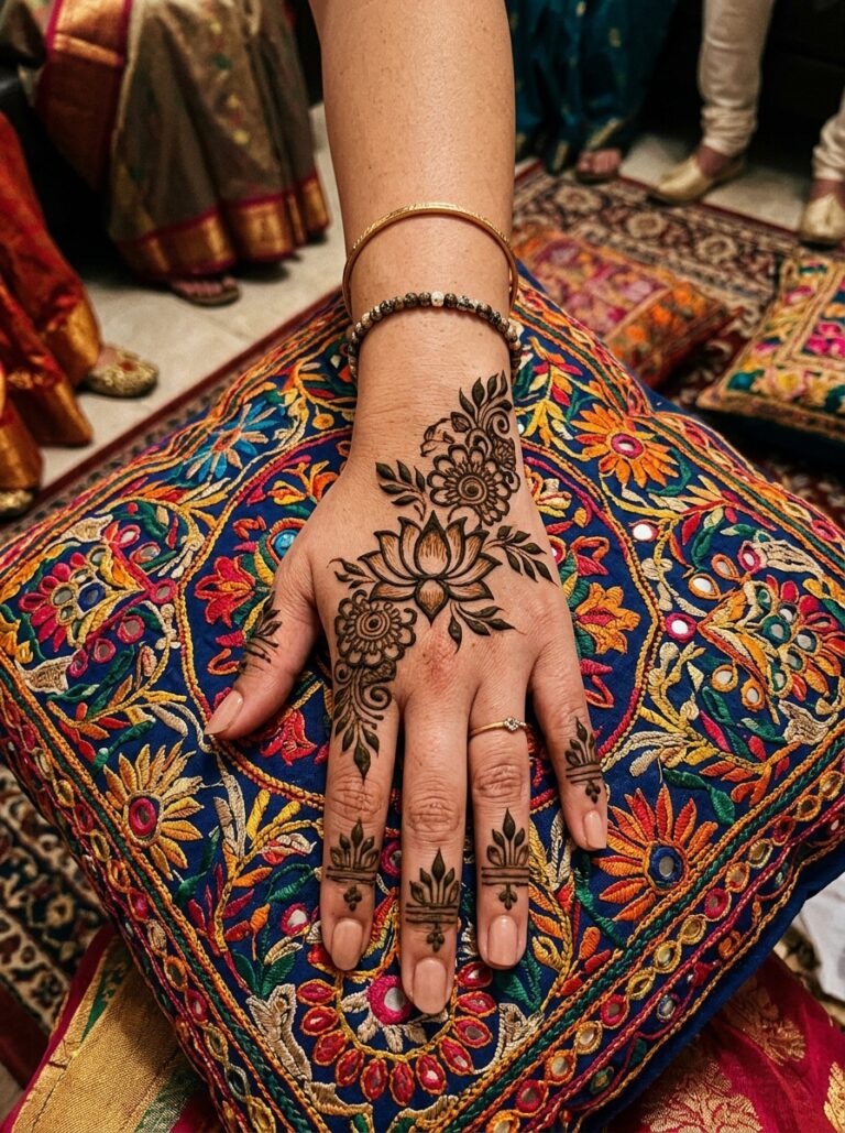 3. Lotus Bloom Back of Hand