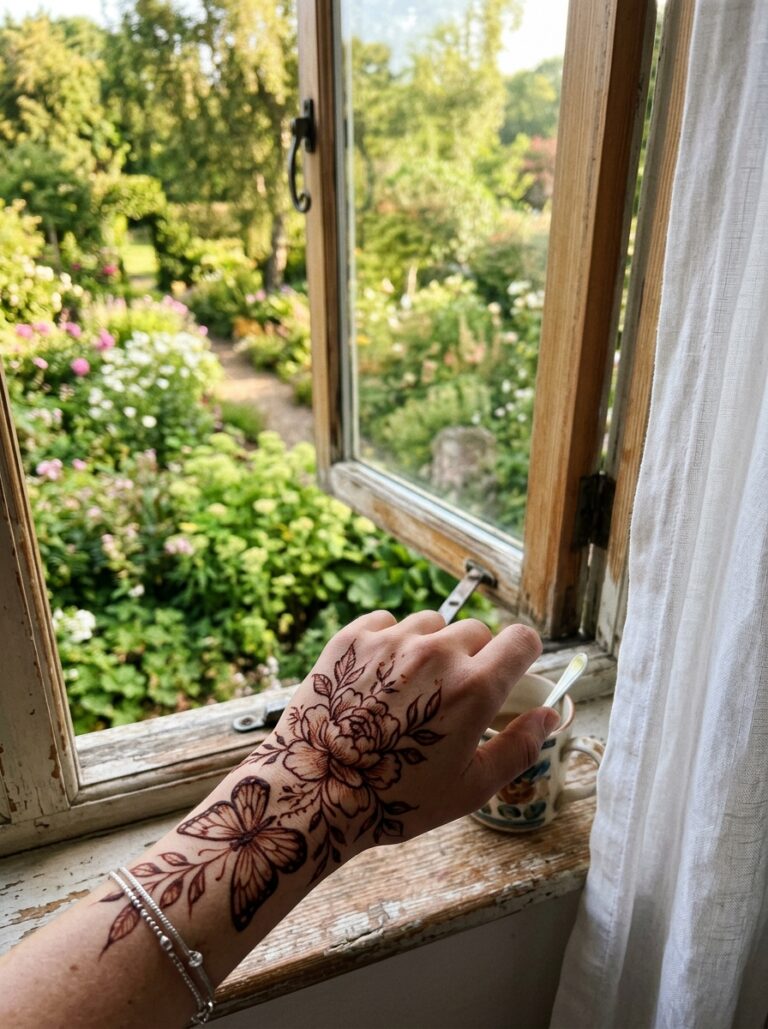20. Peony and Butterfly Wrist