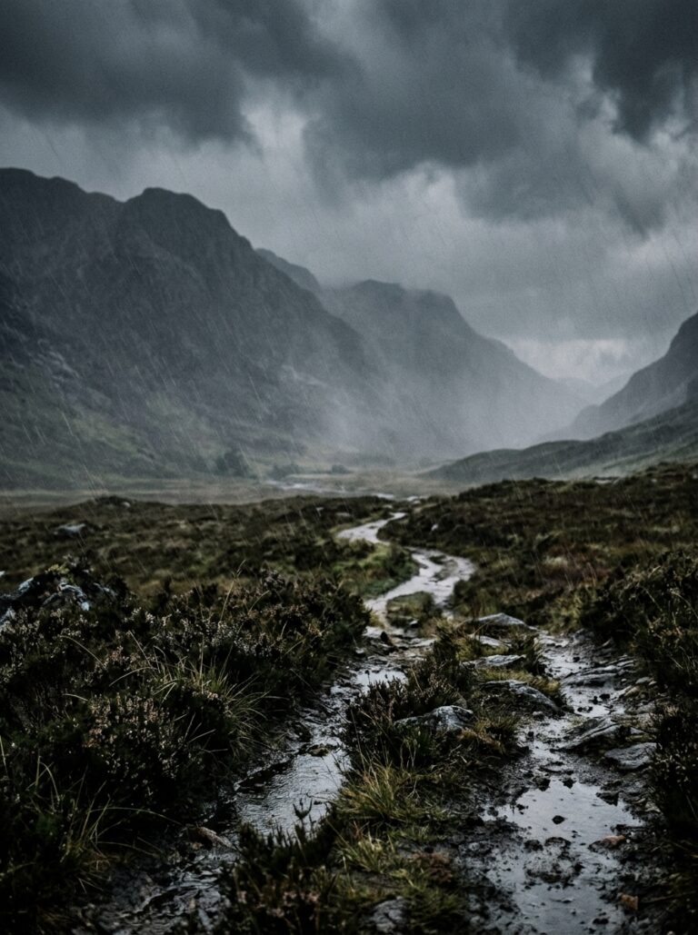 7. Rain Sweeping Across the Glen