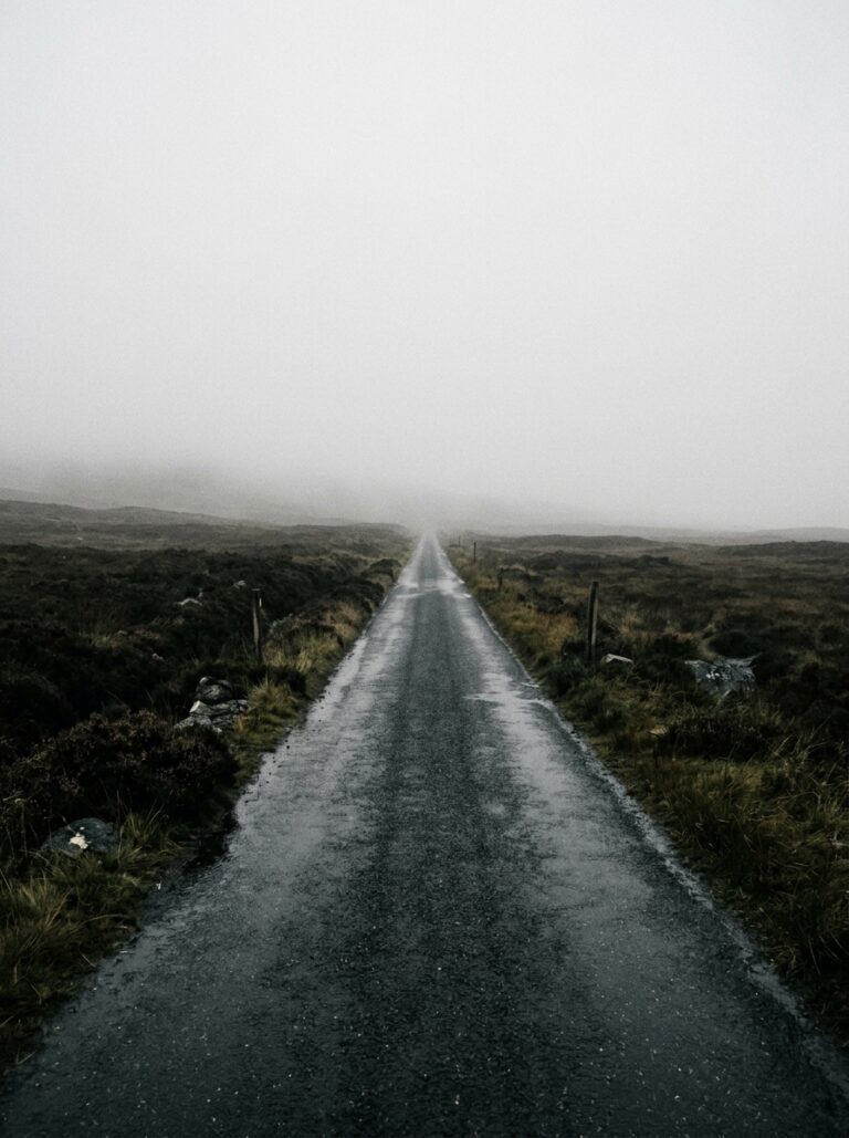 12. Road Disappearing into Mist