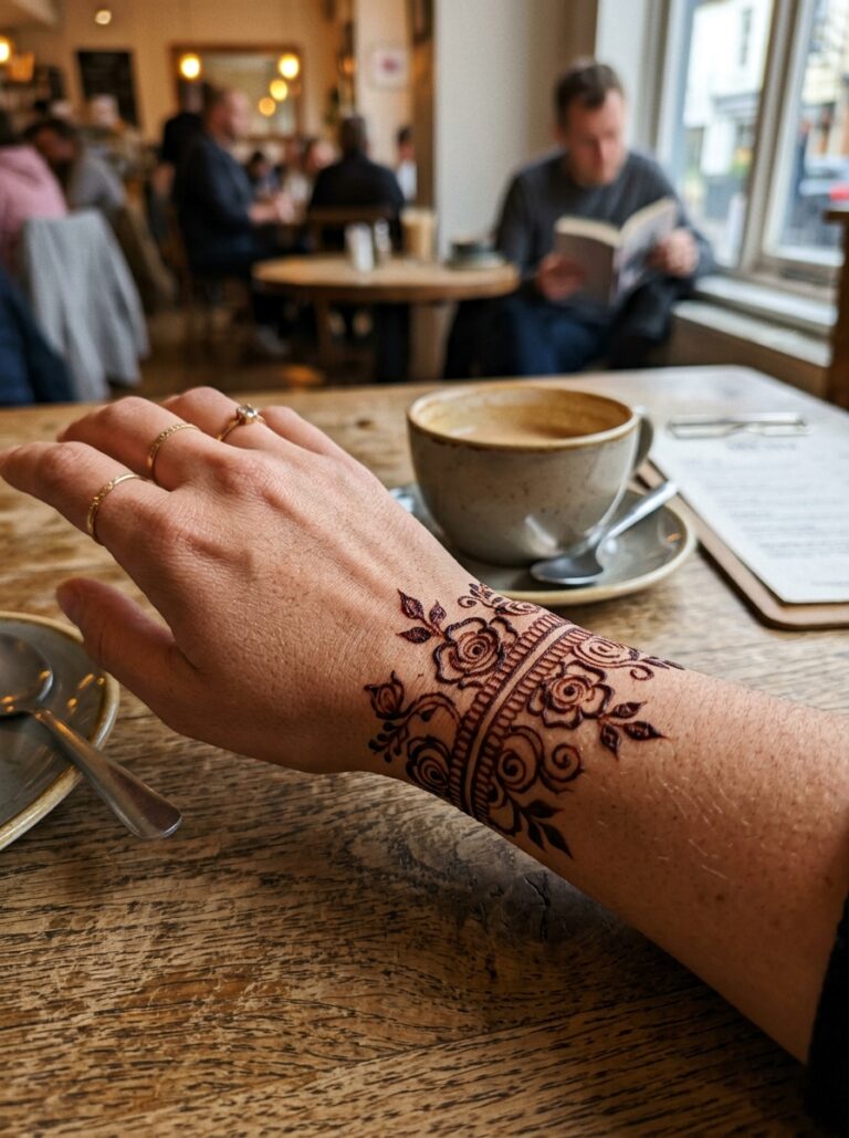 2. Rose Vine Wrist Cuff
