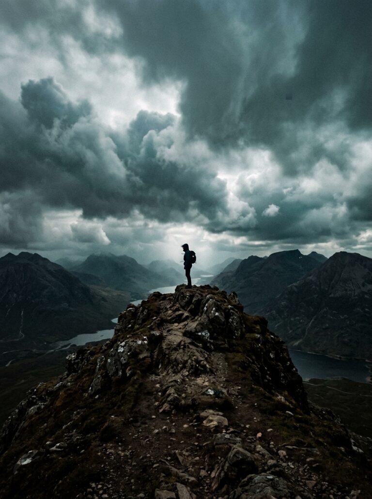 5. Single Figure on a Ridge