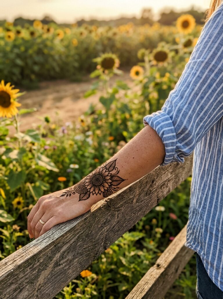 5. Sunflower Wrist Statement