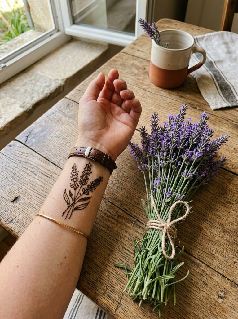 22. Lavender Sprig Bracelet