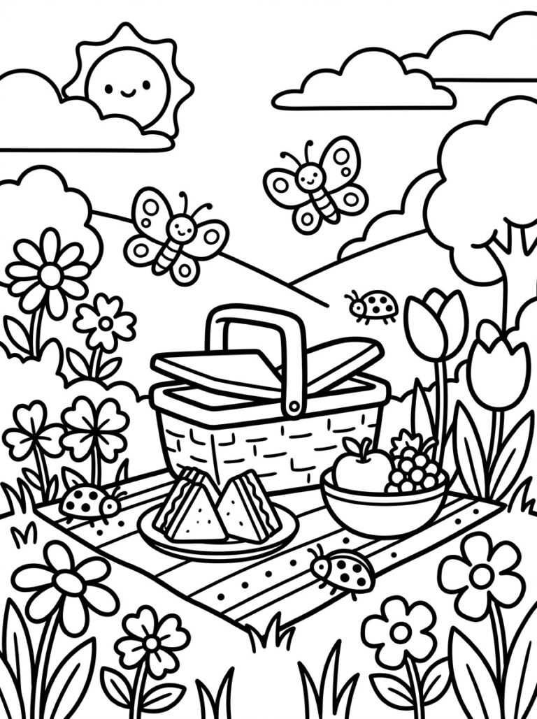 15. Spring Picnic Scene