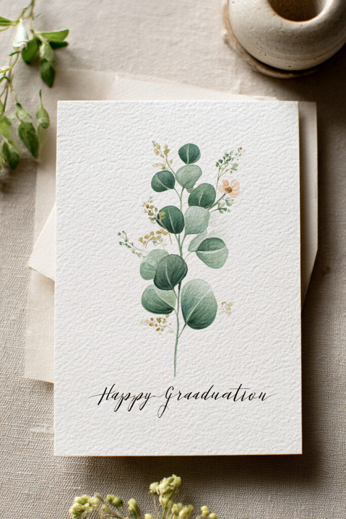 Graduation Watercolour Card Ideas