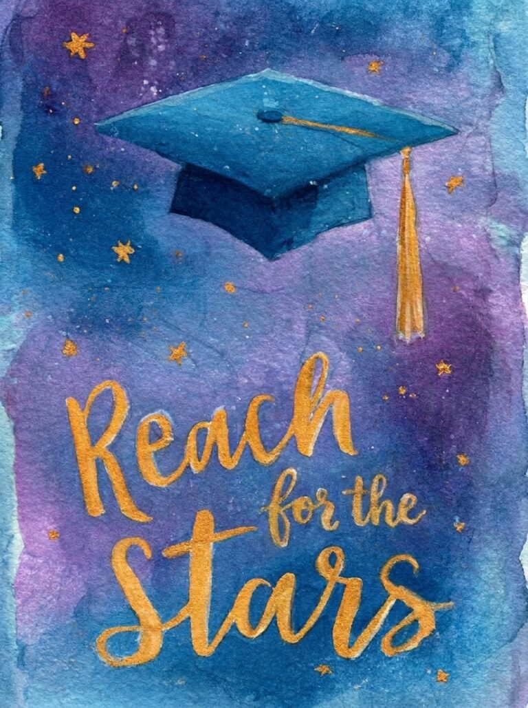 Idea 10: Stars-and-cap night sky