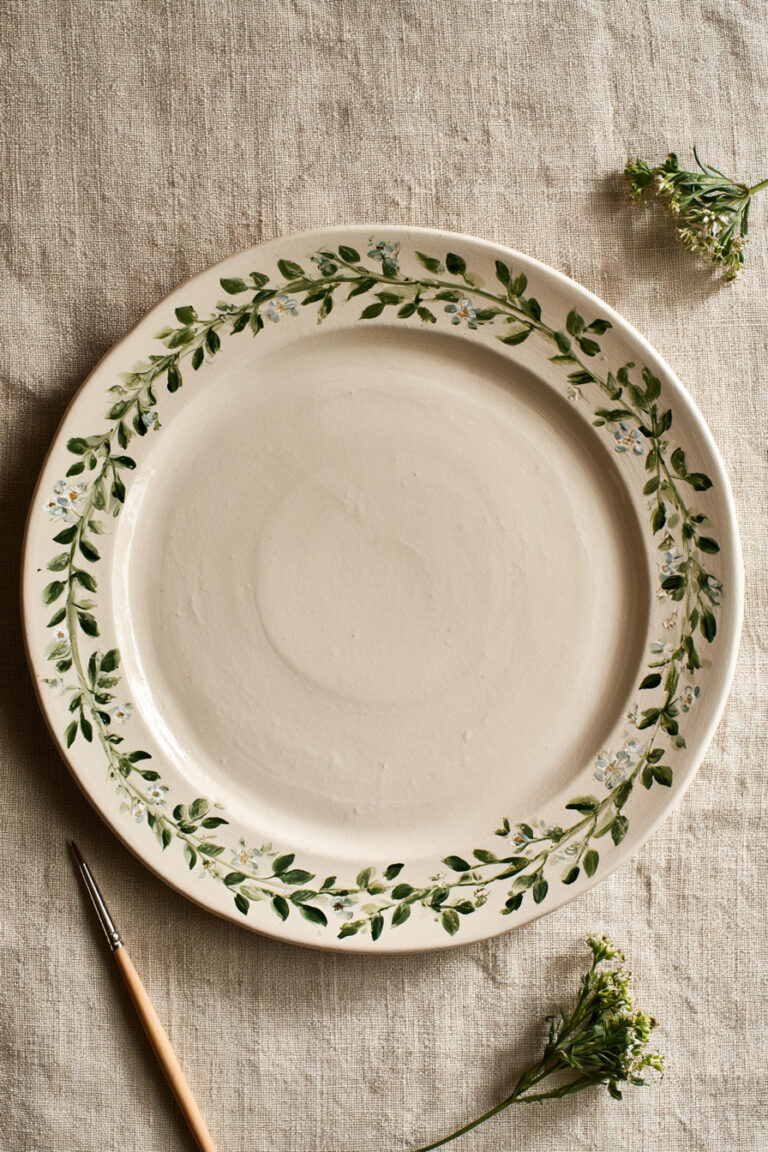 10. Botanical Vine Plate