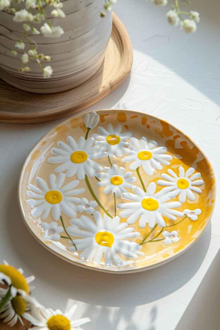 2. Happy Daisy Plate