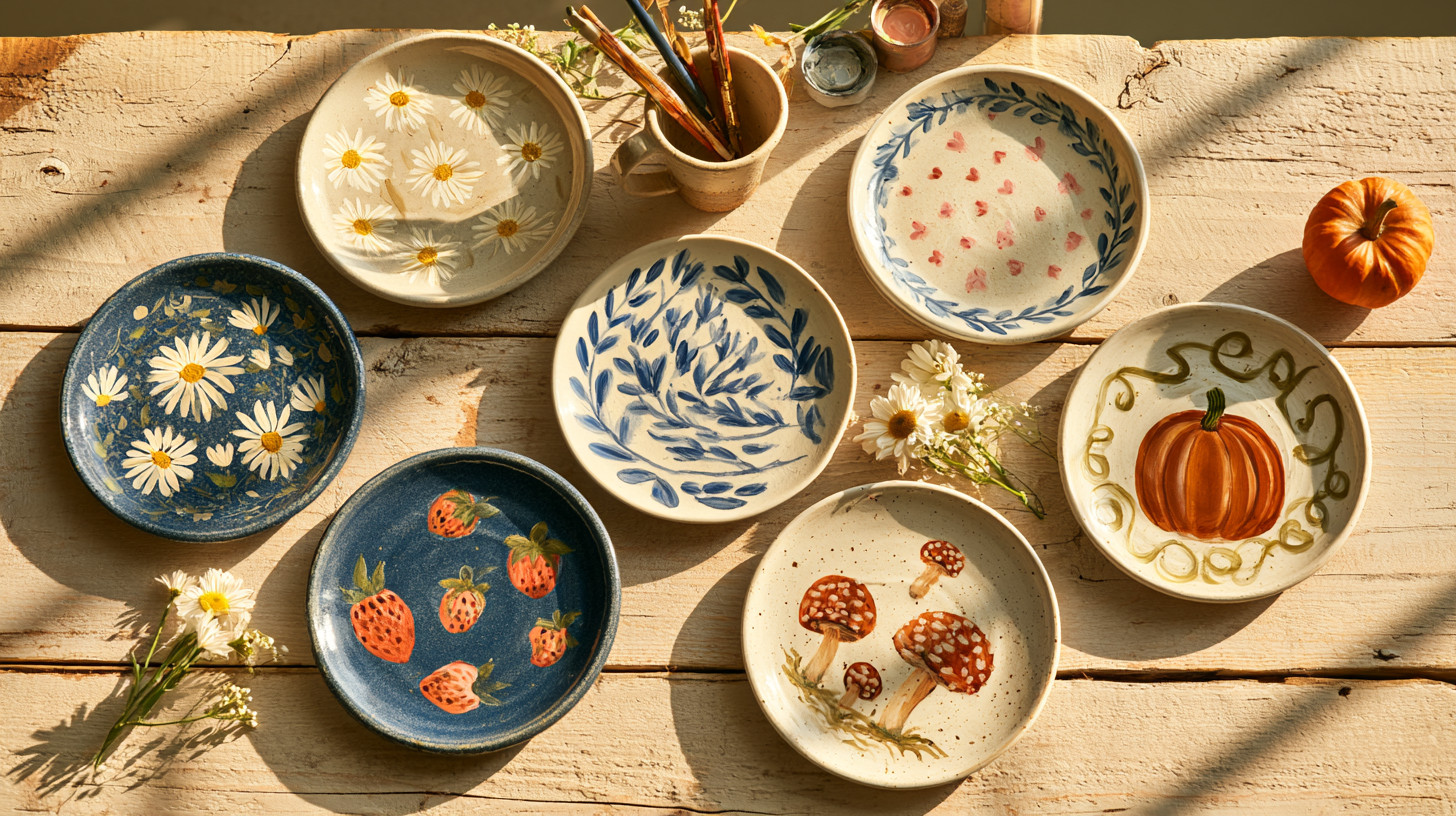 30 Easy Plate Painting Ideas for Beginners