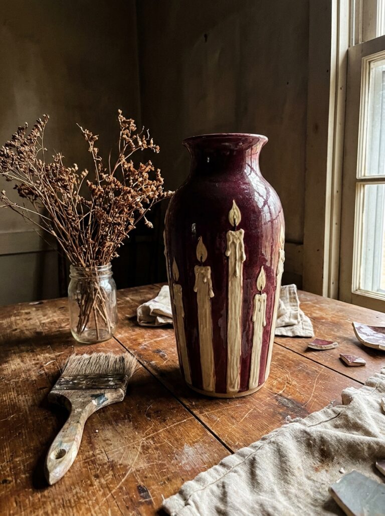 24. Dripping Candle Vase