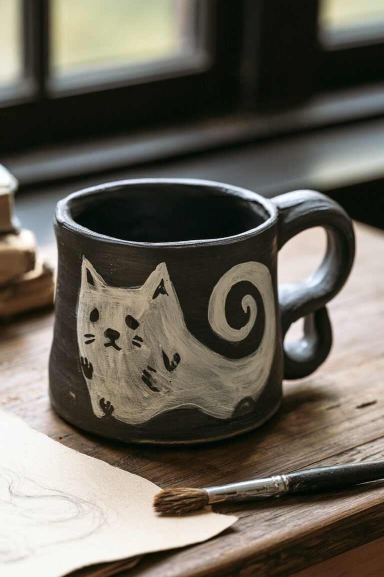 11. Ghost Cat Mug