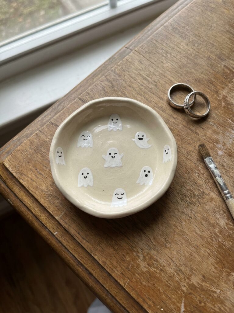 10. Ghost Pattern Trinket Dish