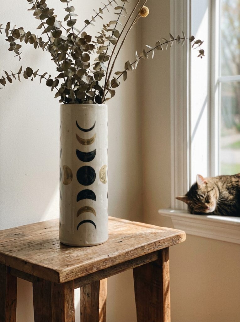 Moon Phase Vase
