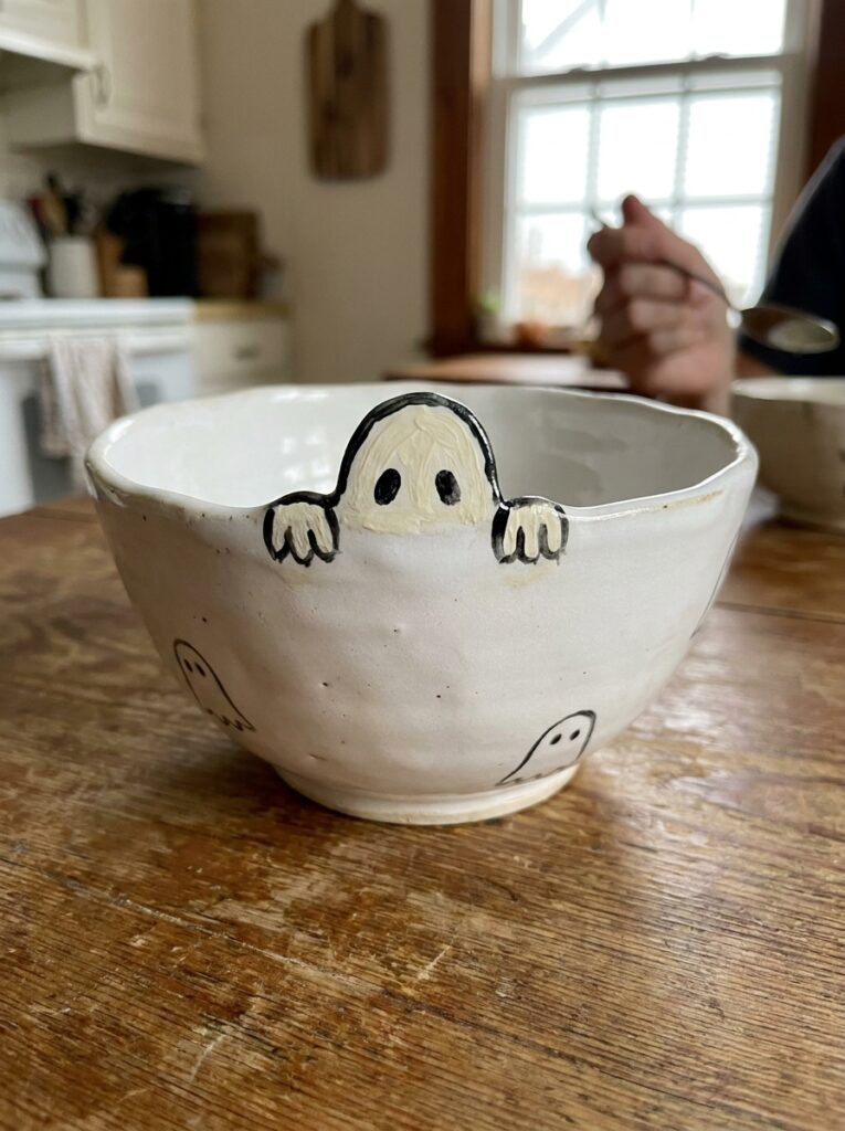 Peekaboo Ghost Bowl