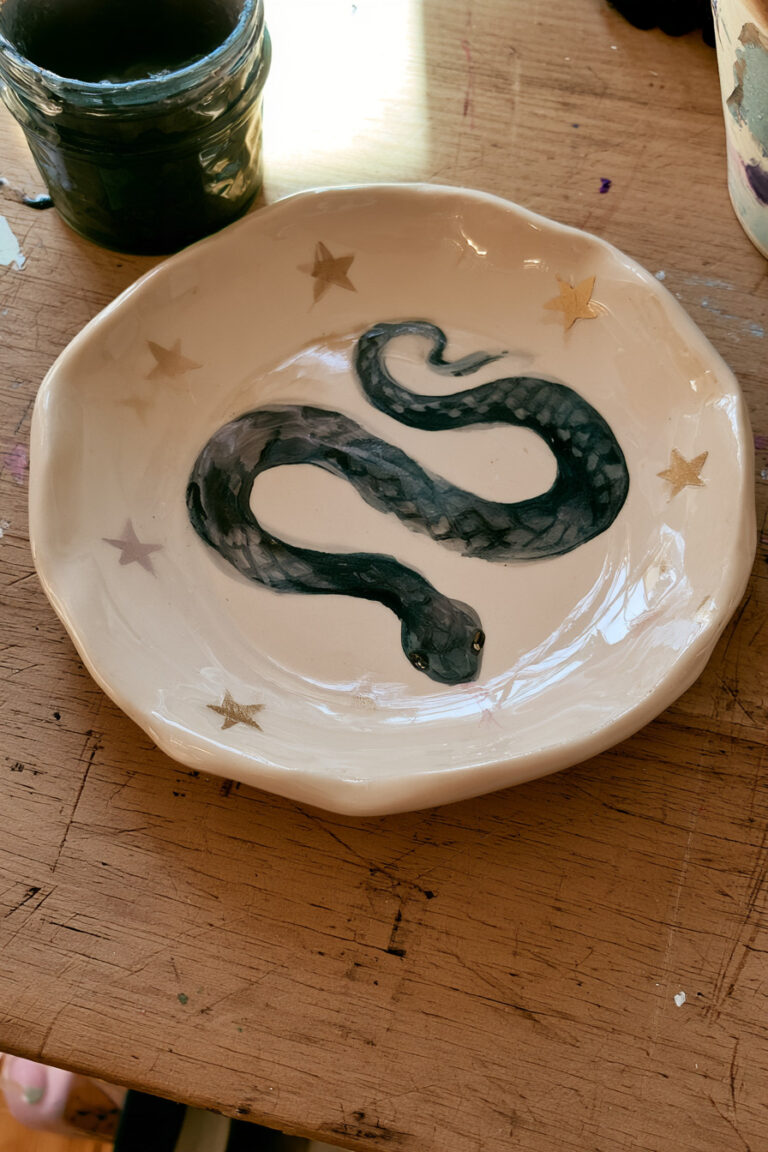 17. Snake and Stars Trinket Dish