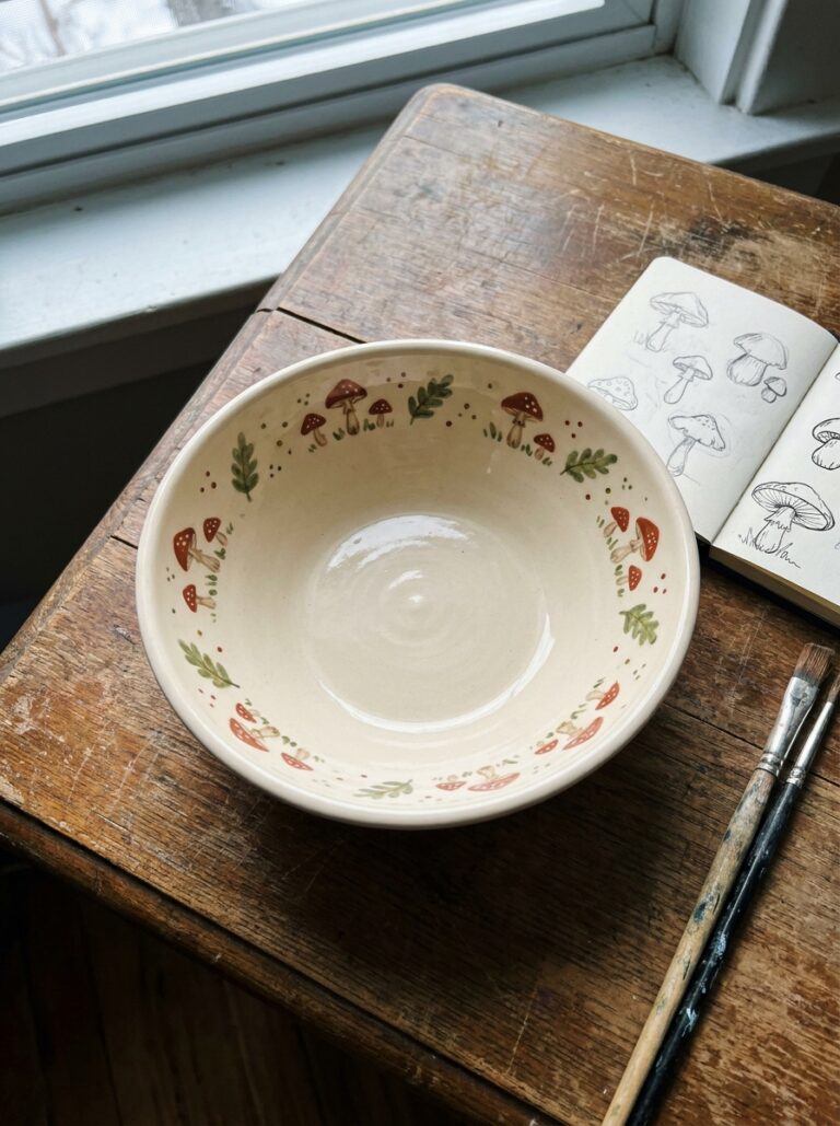 21. Mushroom forest bowl