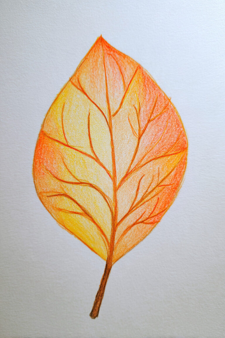 3. Easy Autumn Leaf