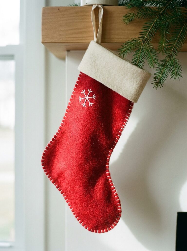 10. Felt Christmas Stocking