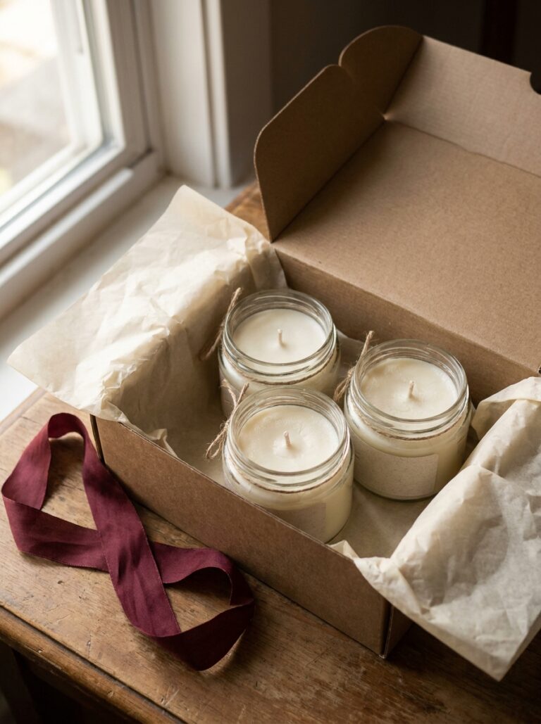 15. Hand-Poured Candle Set