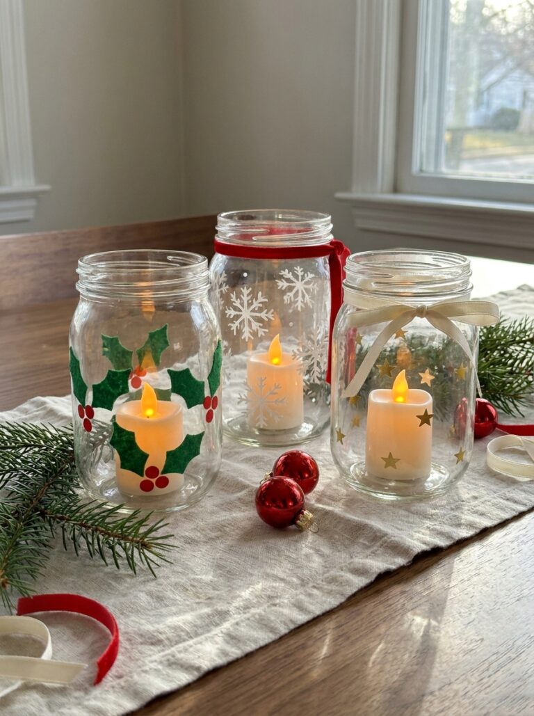 22. Festive Candle Decorating