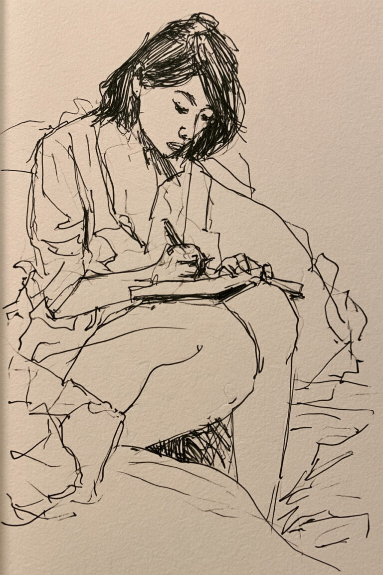 4. Journaling in Bed
