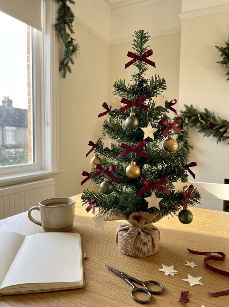 11. Mini Dollar Store Christmas Trees