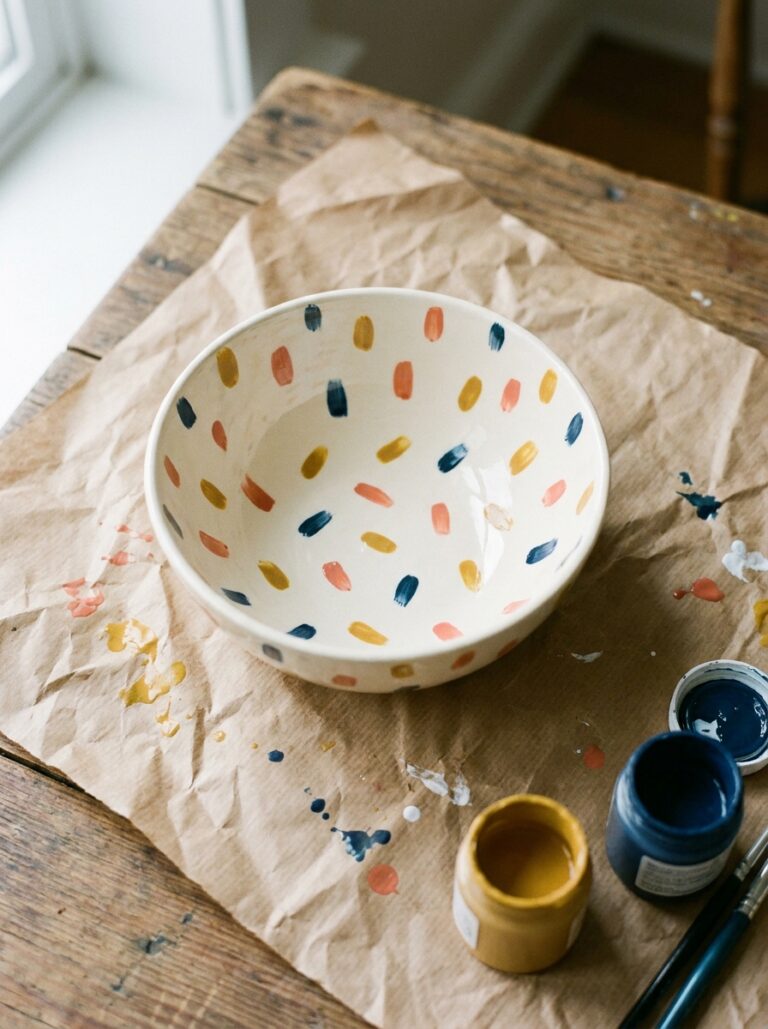 6. Speckled confetti bowl
