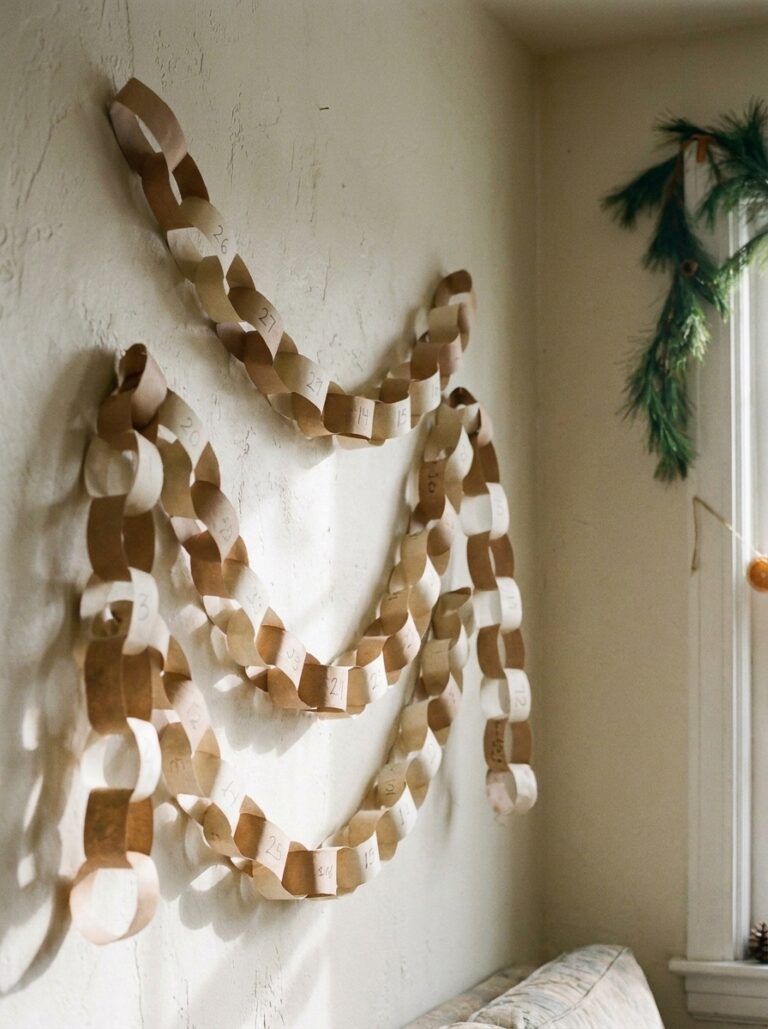 13. Paper chain countdown calendar