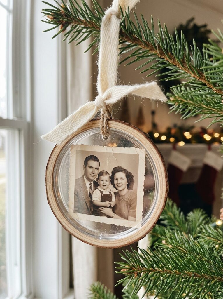 christmas craft ideas Photo Ornament Keepsake