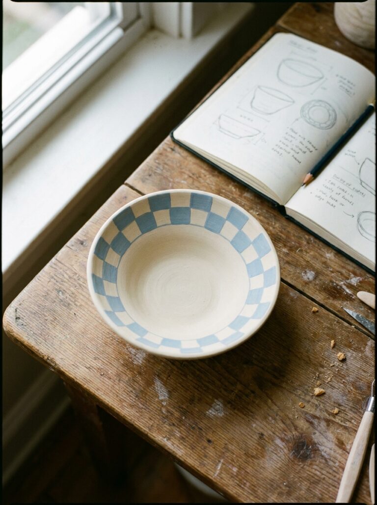 9. Checkerboard bowl