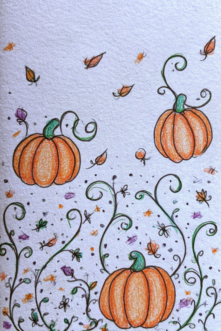 11. Pumpkin Patch Landscape