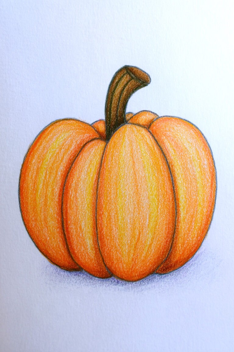 2. Rounded Pumpkin Shape