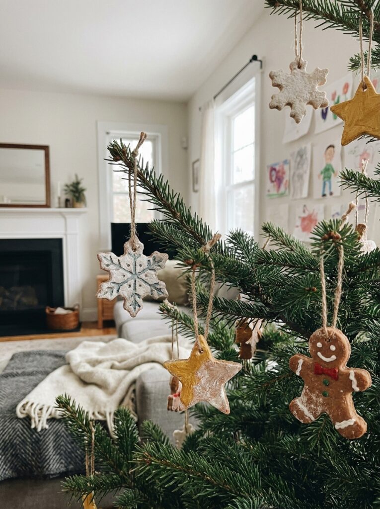 diy holiday decorations Salt dough ornaments