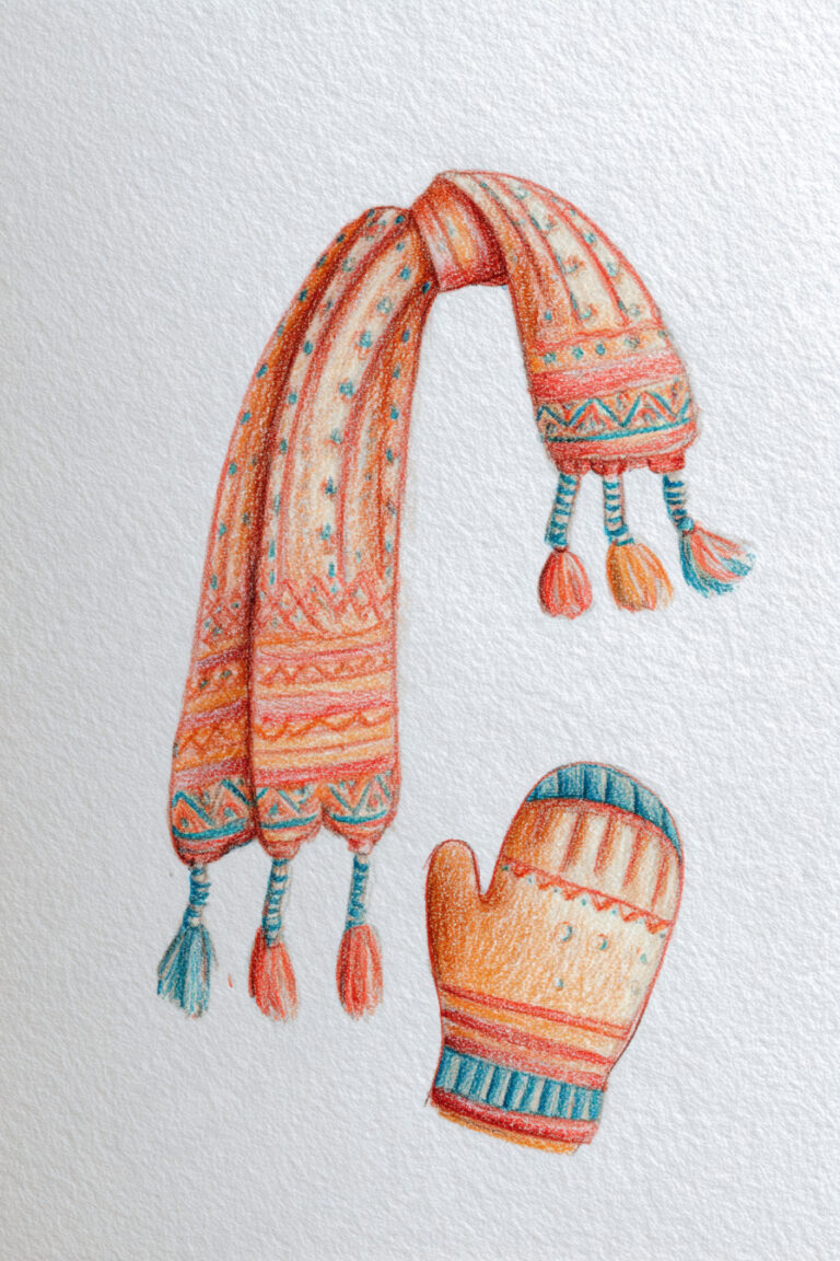 14. Scarf and Mittens