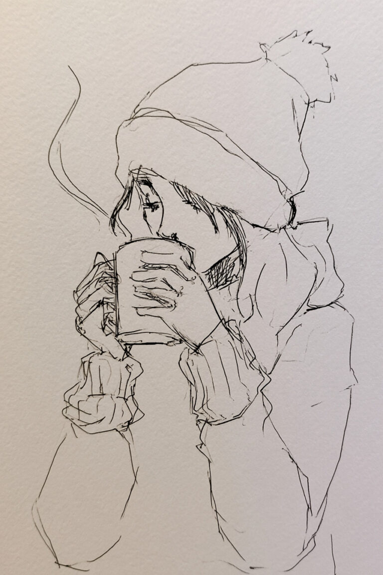9. Sipping Hot Cocoa in Winter