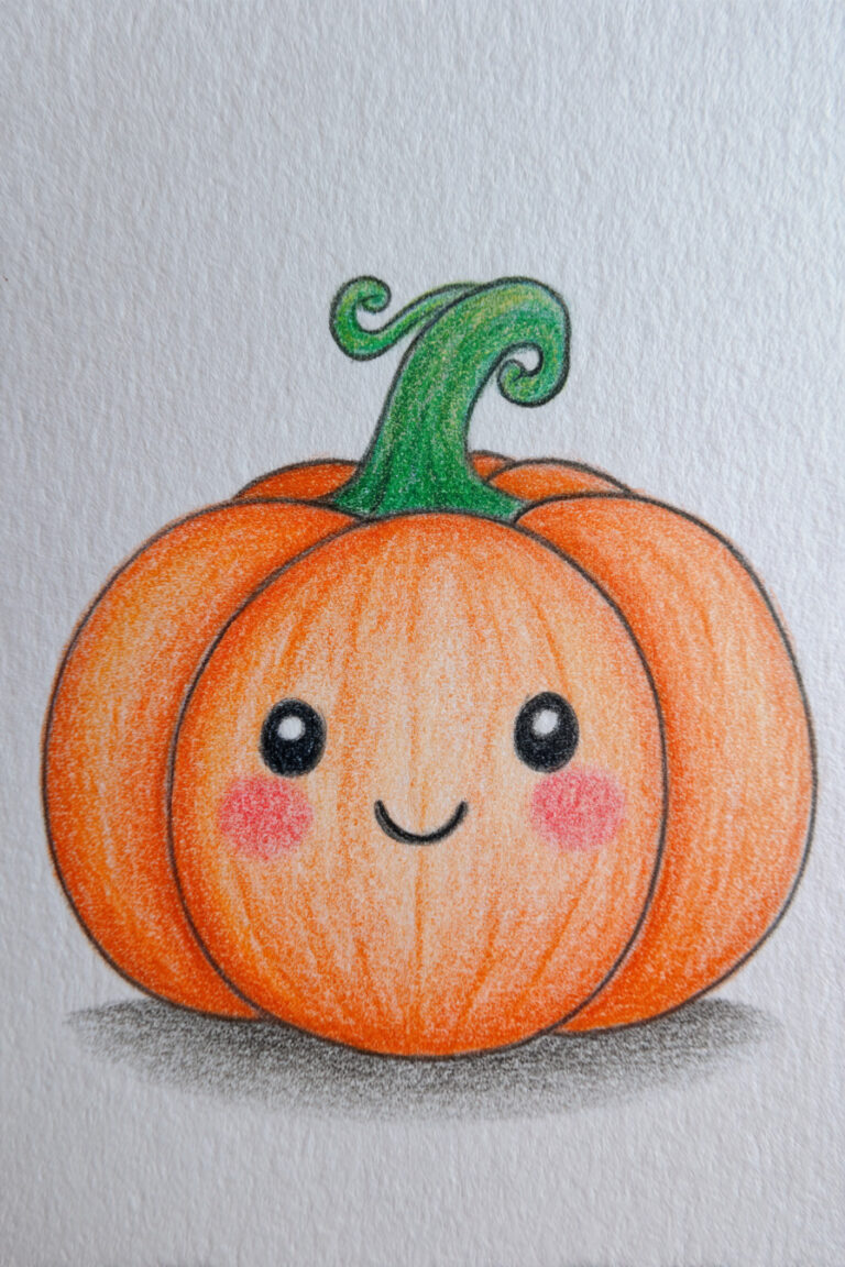 8. Smiling Pumpkin Face