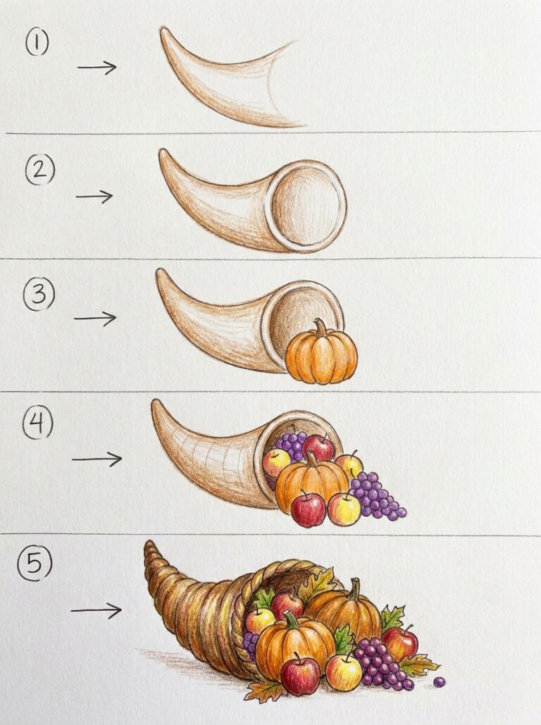 15. Step-by-Step Cornucopia