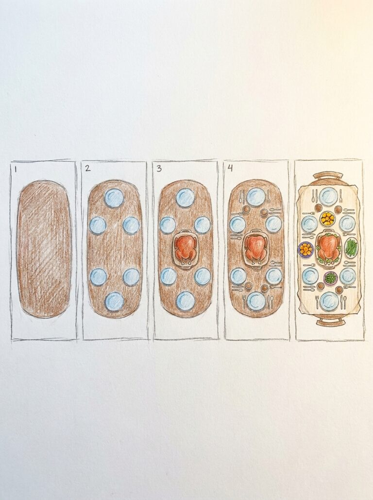 17. Step-by-Step Thanksgiving Table