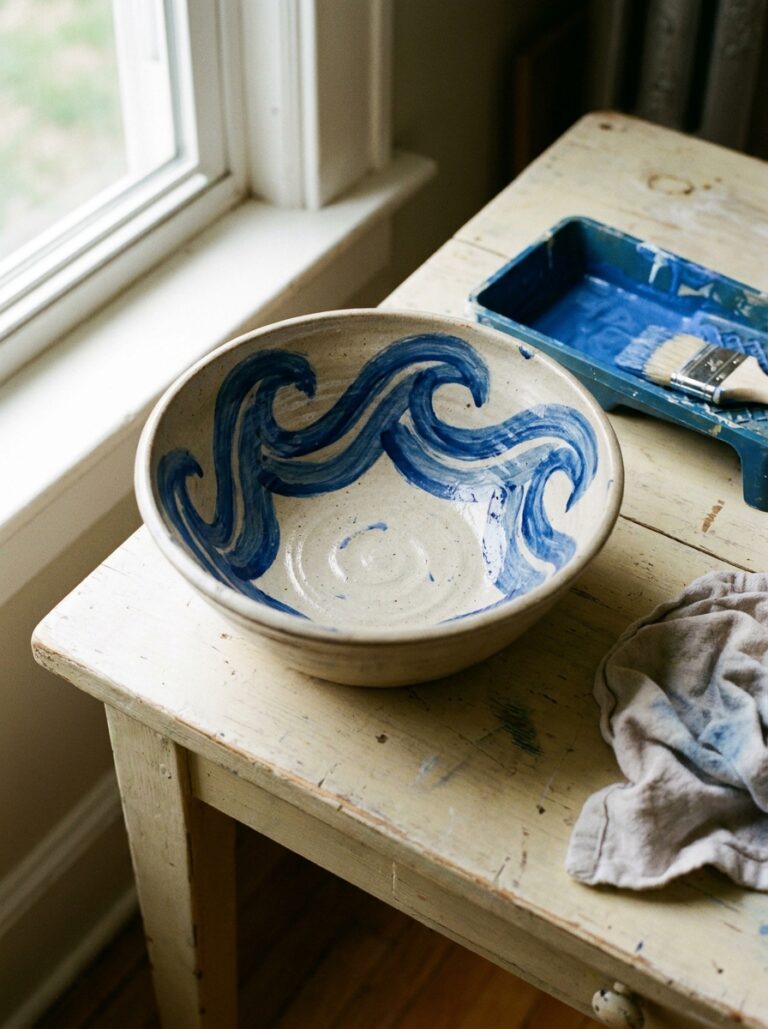 5. Freehand wave bowl