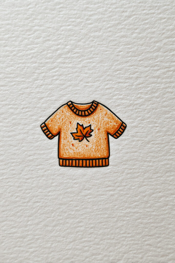 fall doodle ideas  Sweater Weather Icon